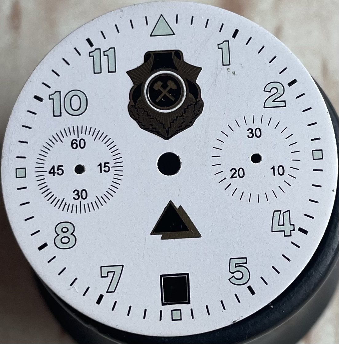 Original Poljot Chronograph Cal 3133 Dial for Wrist Watch Face