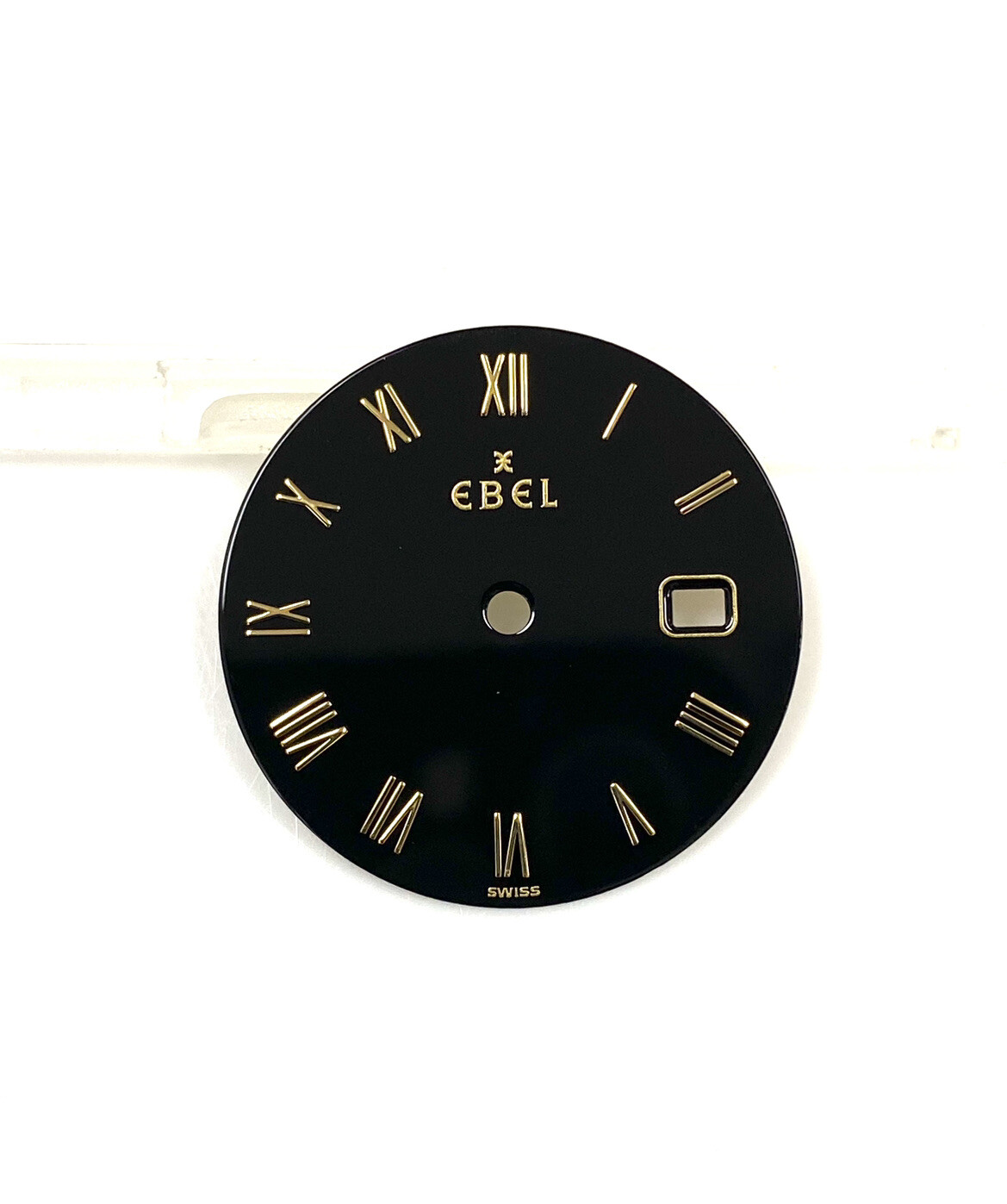 Original Ebel Sportwave Classic Ref. 183909 Black/Gold Roman Numeral 23.5mm Dial