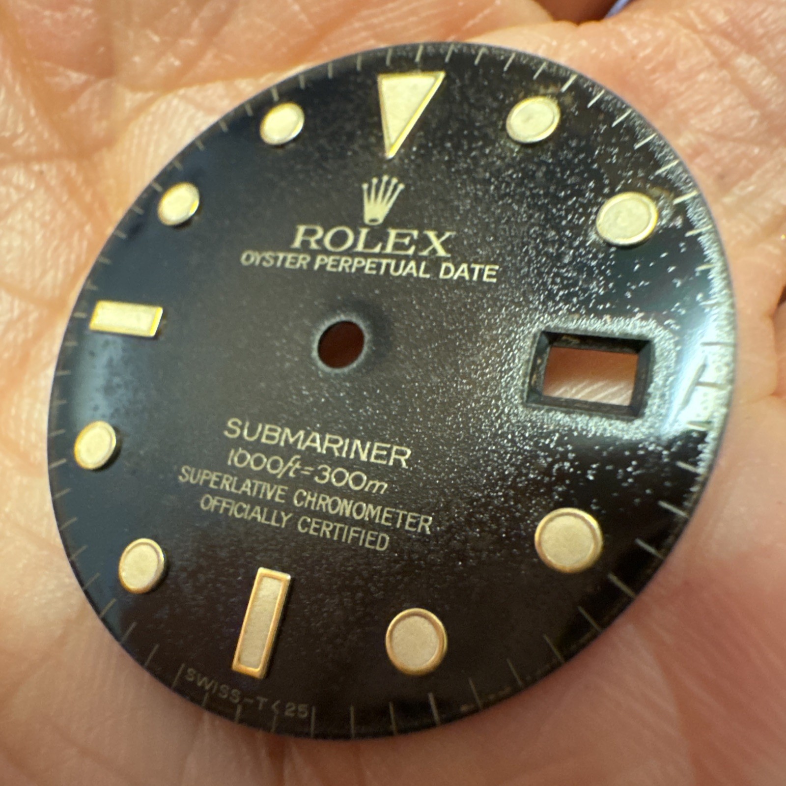 Tropical Rare Rolex Oyster Submariner 16618 16613 dial excellent Patina (S2)