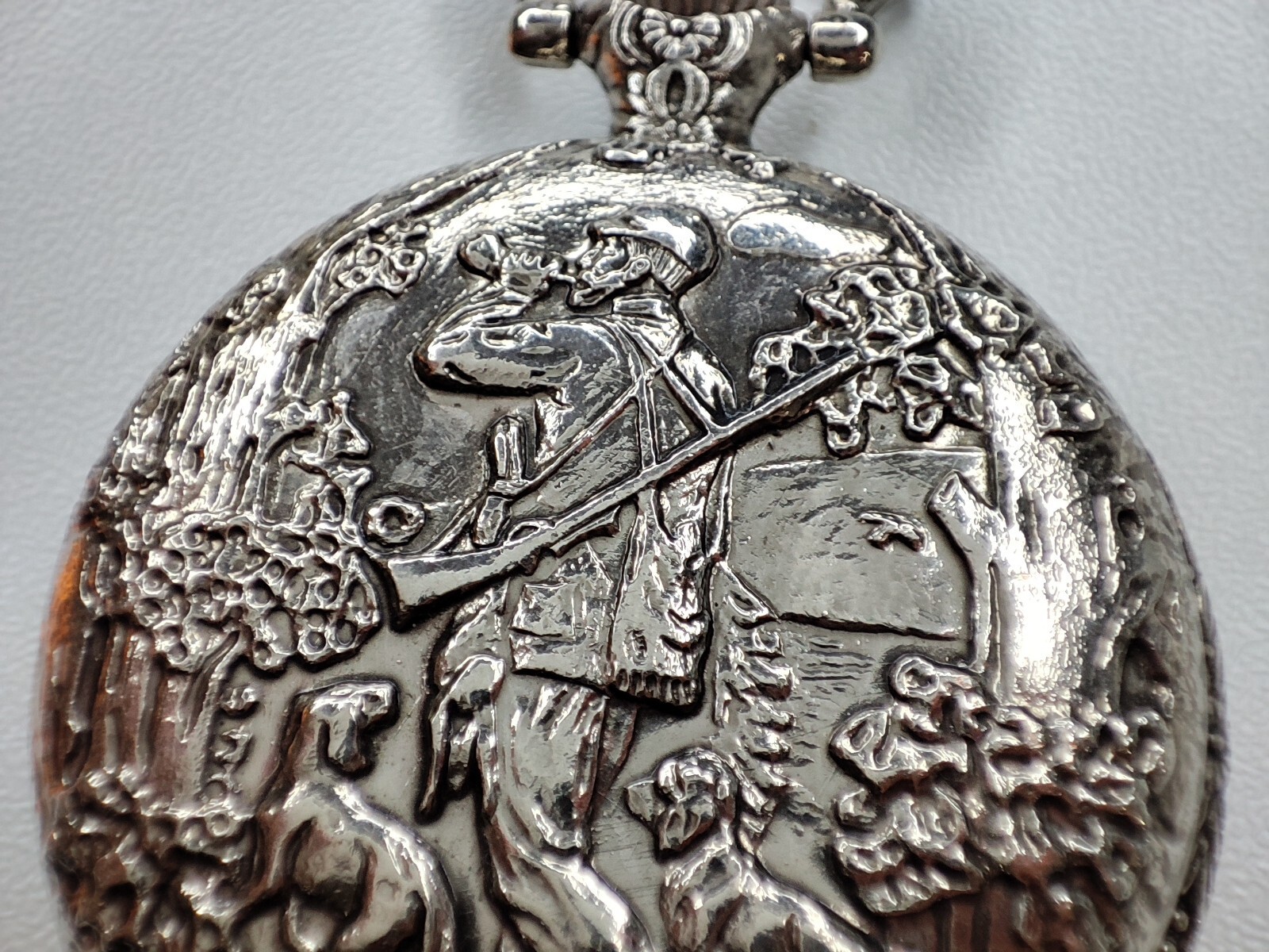 hunting scene pocket Watch lifestar watch – 46.5 mm – for parts and spares