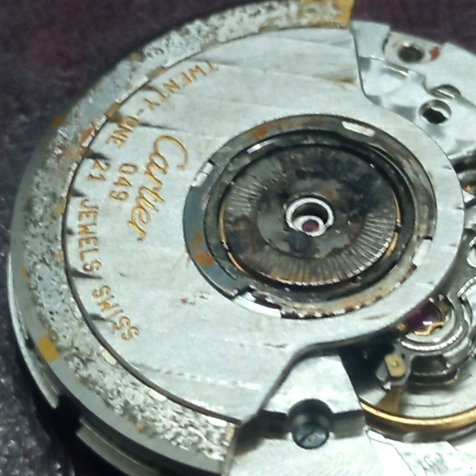 Cartier Movement Caliber ETA 2892-A2 Automatic Doesn’t Work For Repair or Parts