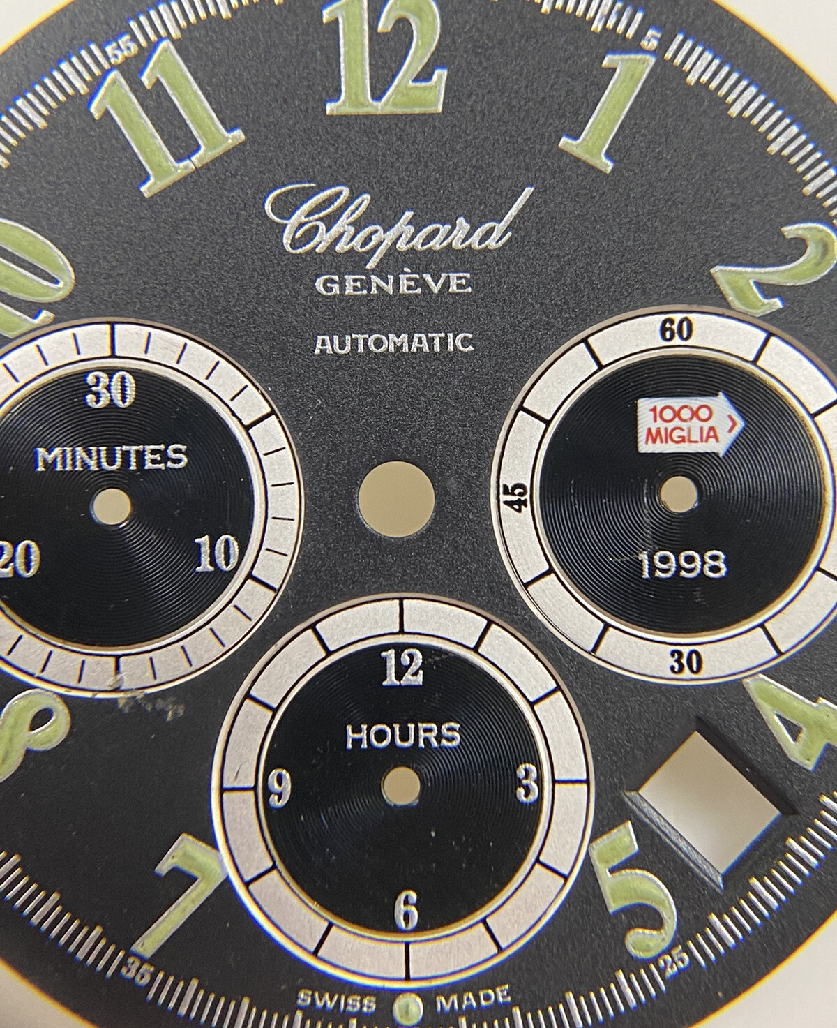 Genuine Chopard Geneve Automatic 1000 Mille Miglia 1998 Dial Ref.8331 Cal.2894/2