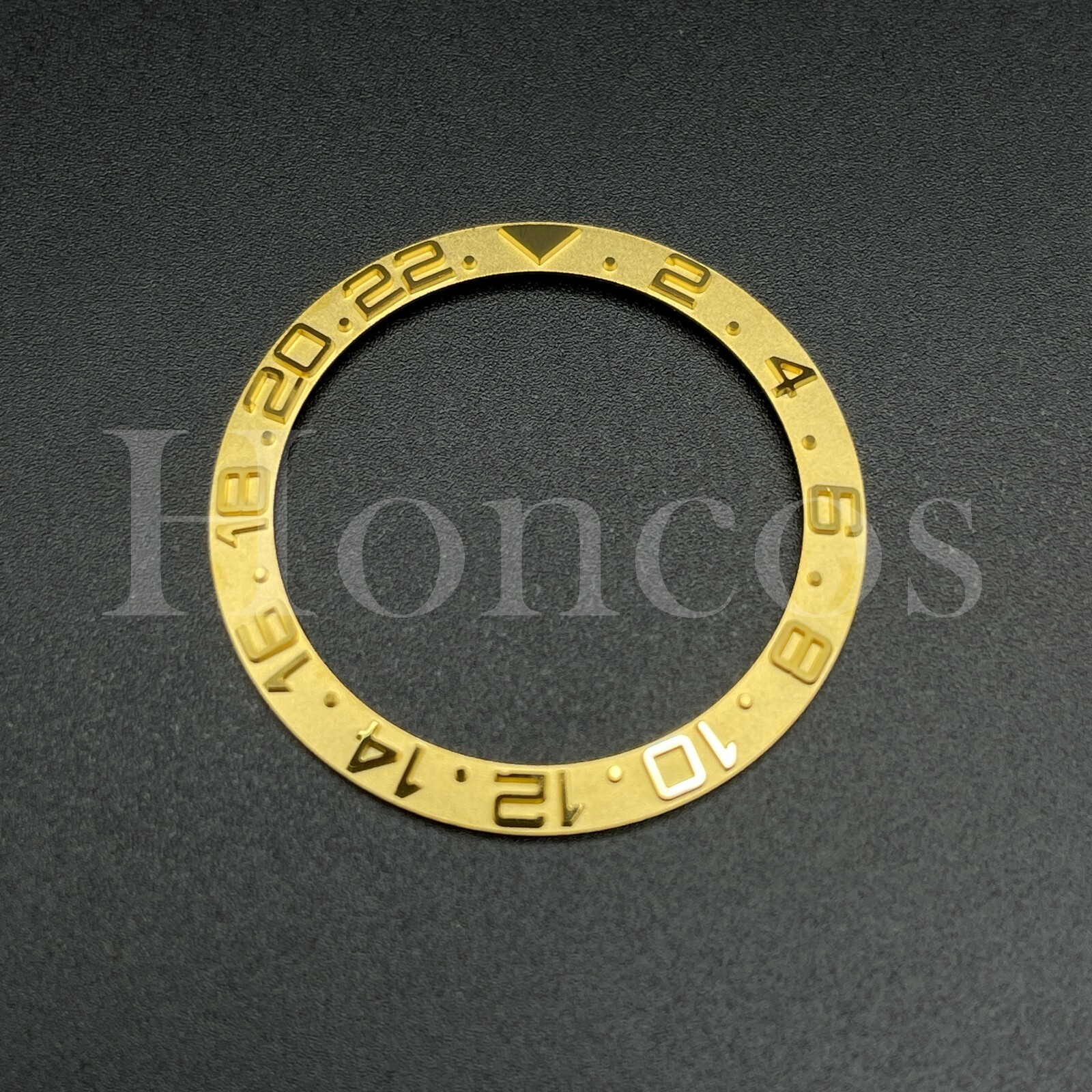 Replacement Gold Bezel Insert fit for Rolex Yacht Master style Watch SKX007 7002