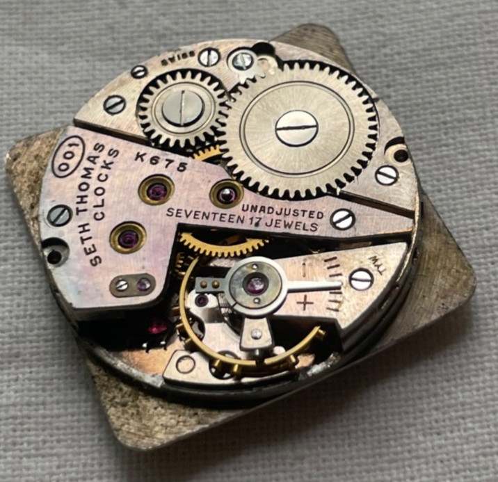 Seth Thomas 001 K675 – movement for mens watch AS IS, lot0808