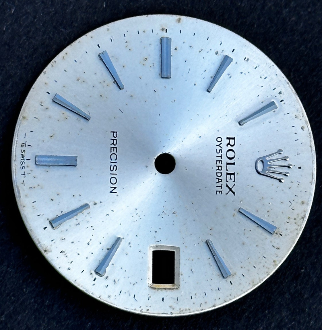 Vintage Rolex Oysterdate Precision Watch Dial for 6694