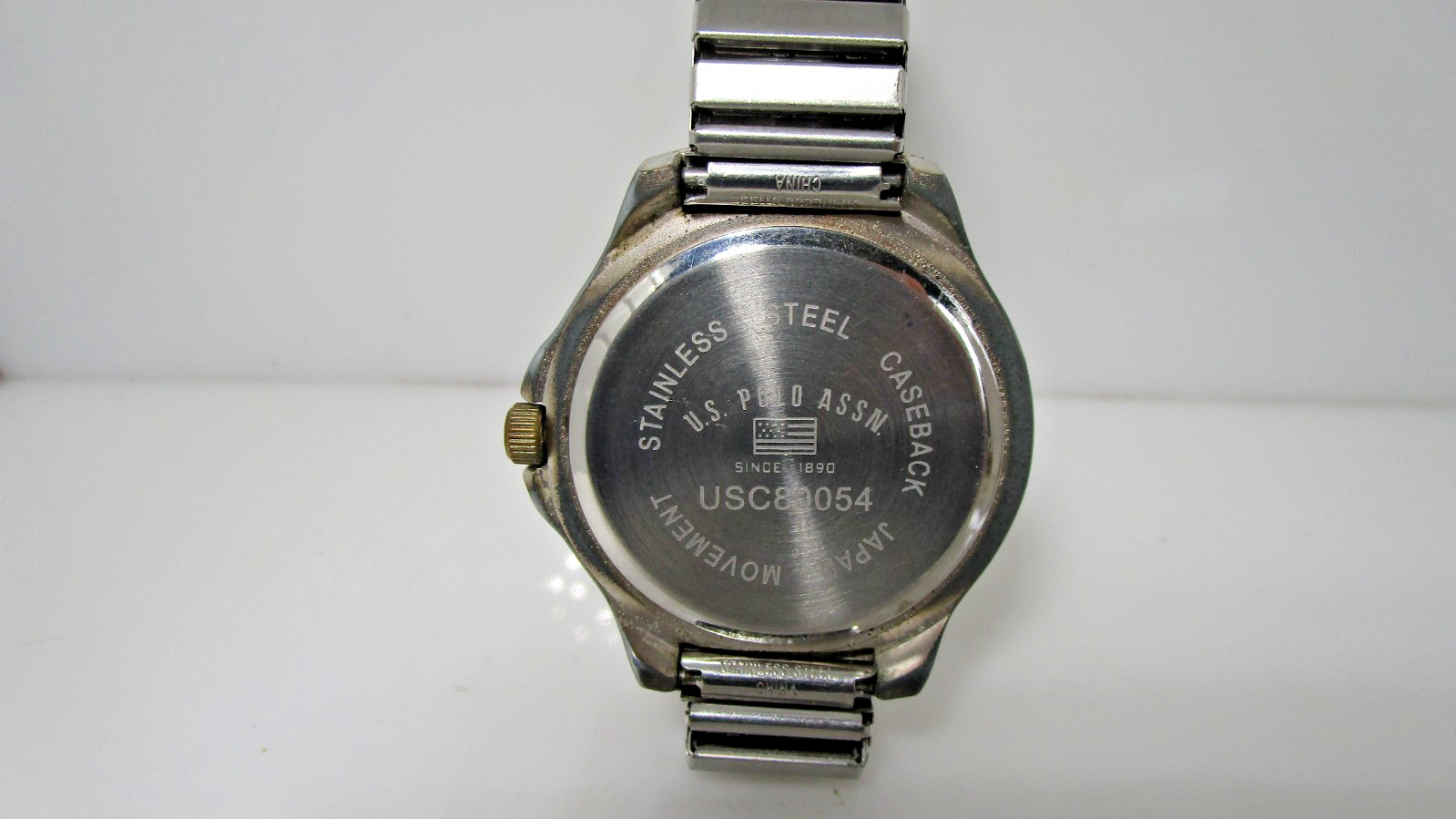US Polo Assn USC80054 Quartz Man Stainless Watch for Parts