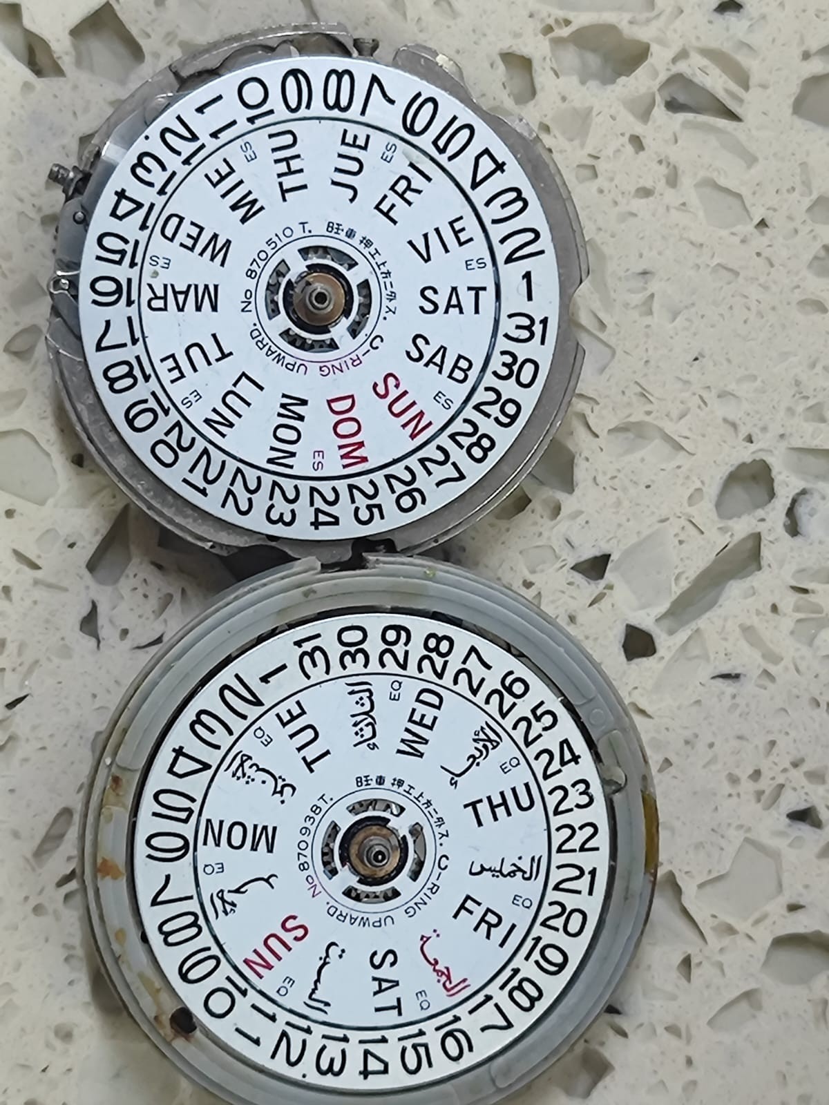 SEIKO 6309A-6319A Automatic Lot Movements Not Working for Parts