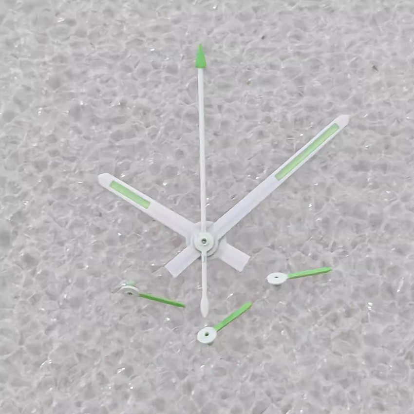 Watch Hands 6 Hands Green Luminous for Japanese Quartz VK63 Movement