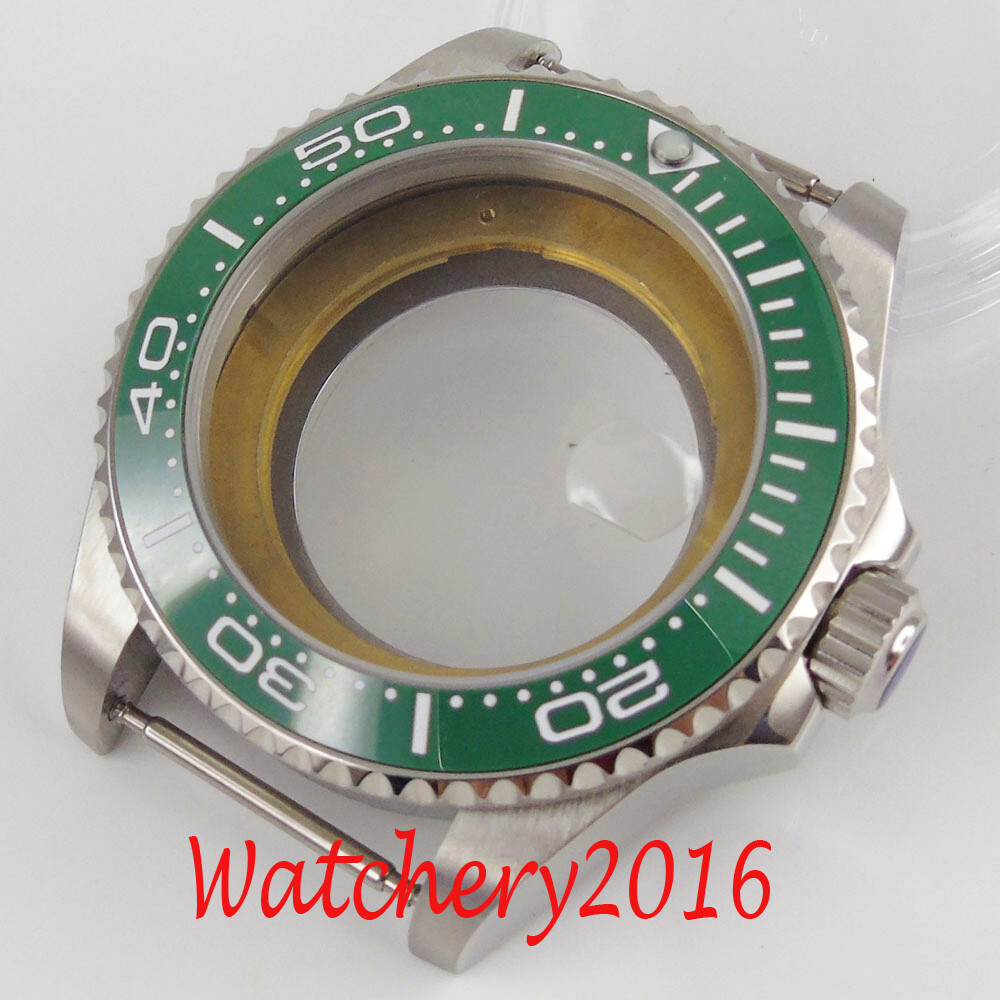 Watch Case 43mm Fit NH35 NH36 Miyota8215 DG2813 ETA2824 PT5000 Sapphire Crystal