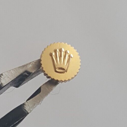 Rolex 4.2mm Gold Plated Undercut Crown