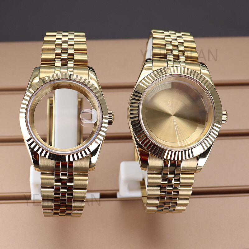 316 stainless steel 36mm/39mm Watch Case nh35 Jubilee Bracelet For nh36 Movement