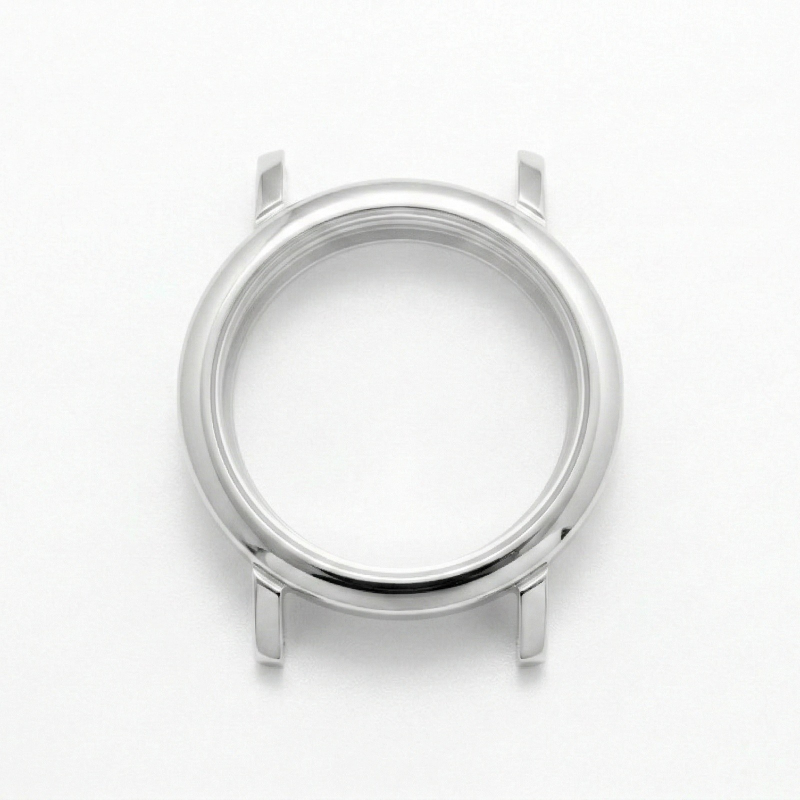 30mm glass Silver Watch Case back cover waterproof ring for GL22 Movement
