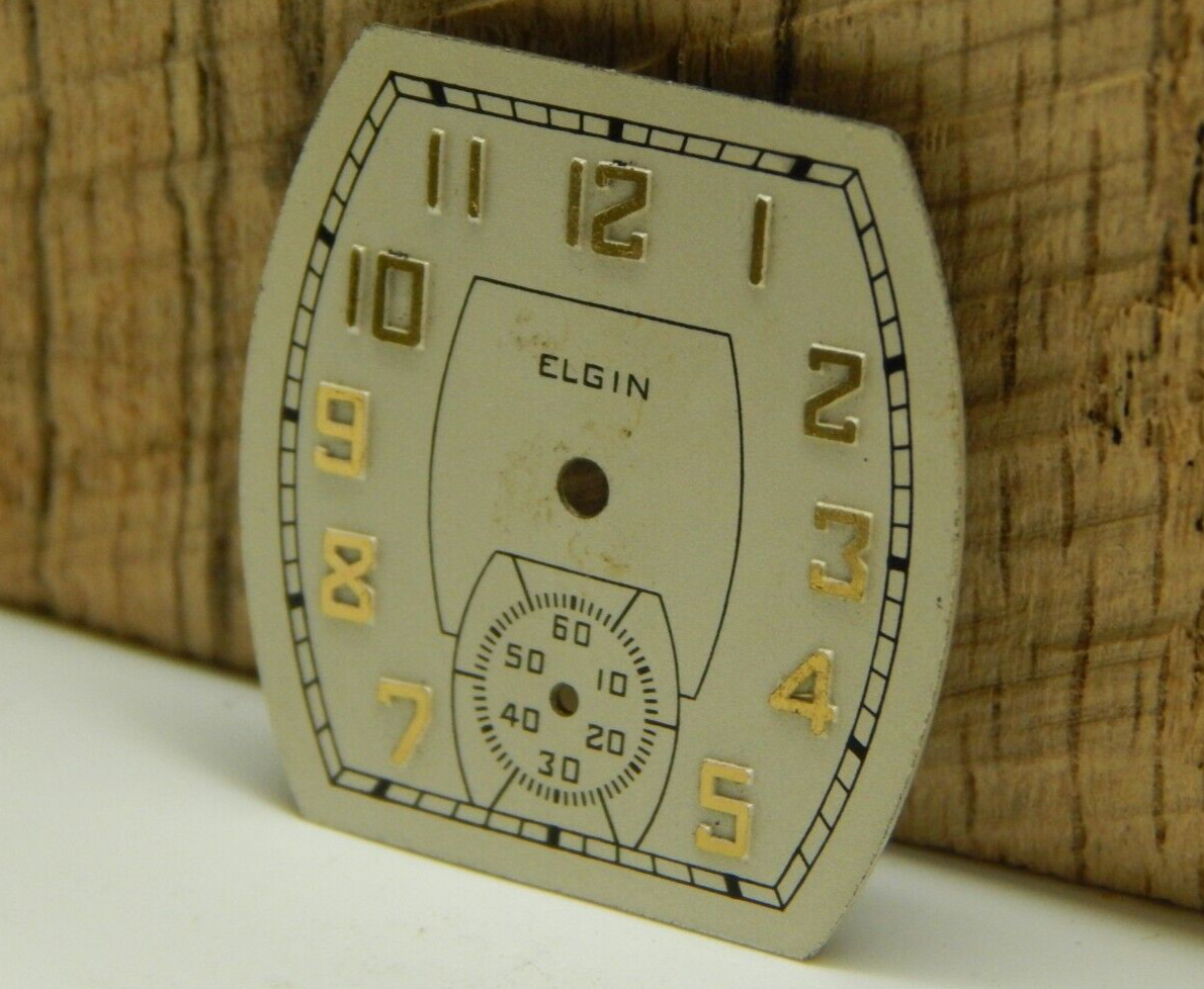 Beautiful Elgin Watch Dial 27mm diameter Circa 1920’s or 1930’s