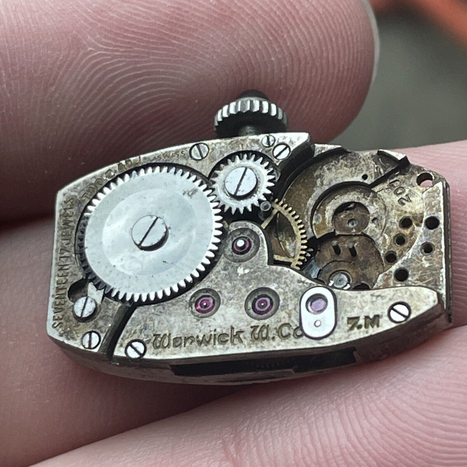 VTG Warwick Watch Co. 17 Jewel Swiss Movement