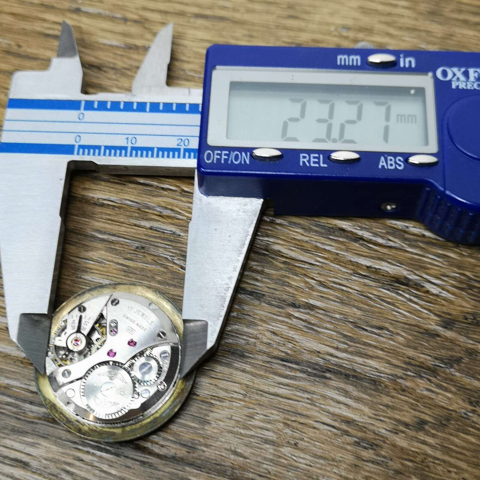 Peseux 380 Rotary Watch Movement, Ticking, For Project or Parts (CQ107)