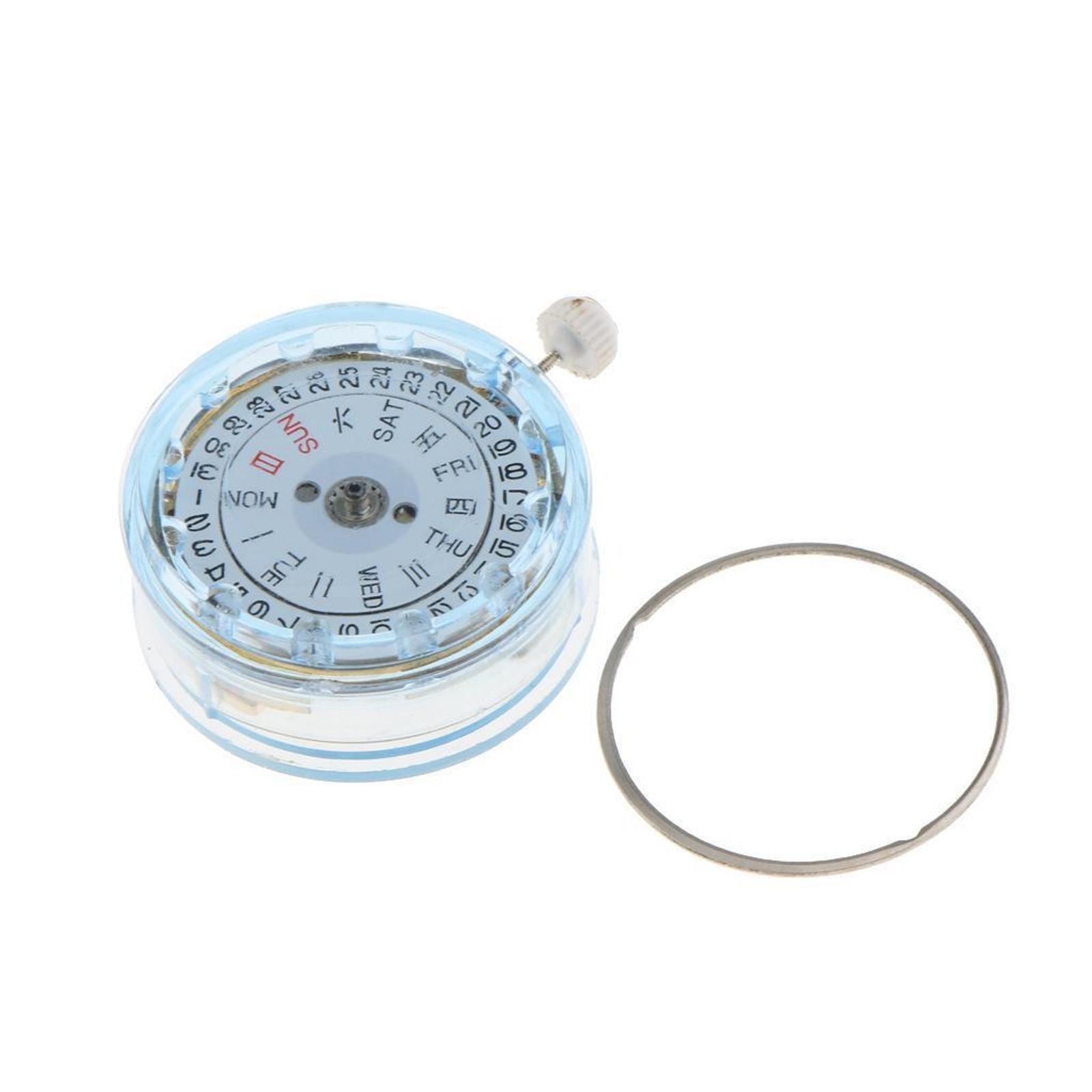 25mm Dual Calendar @ 3 Automatic Mechanical Watch Movement For Miyota 8205 8200