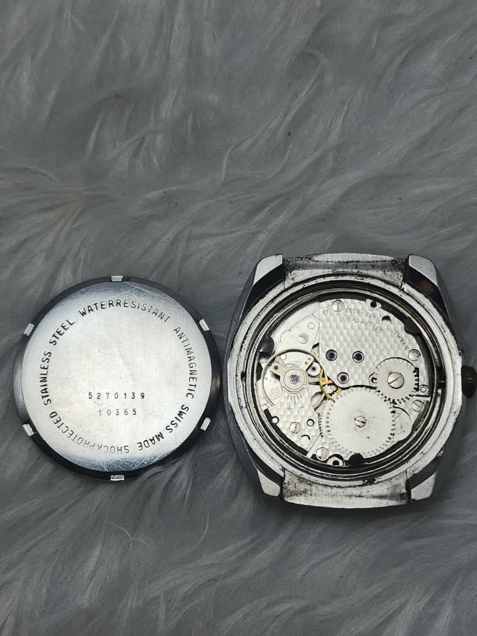 OSCAR Vintage Mechanical Watch 17 Jewels Shockproof Stainless Steel–Repair/Parts