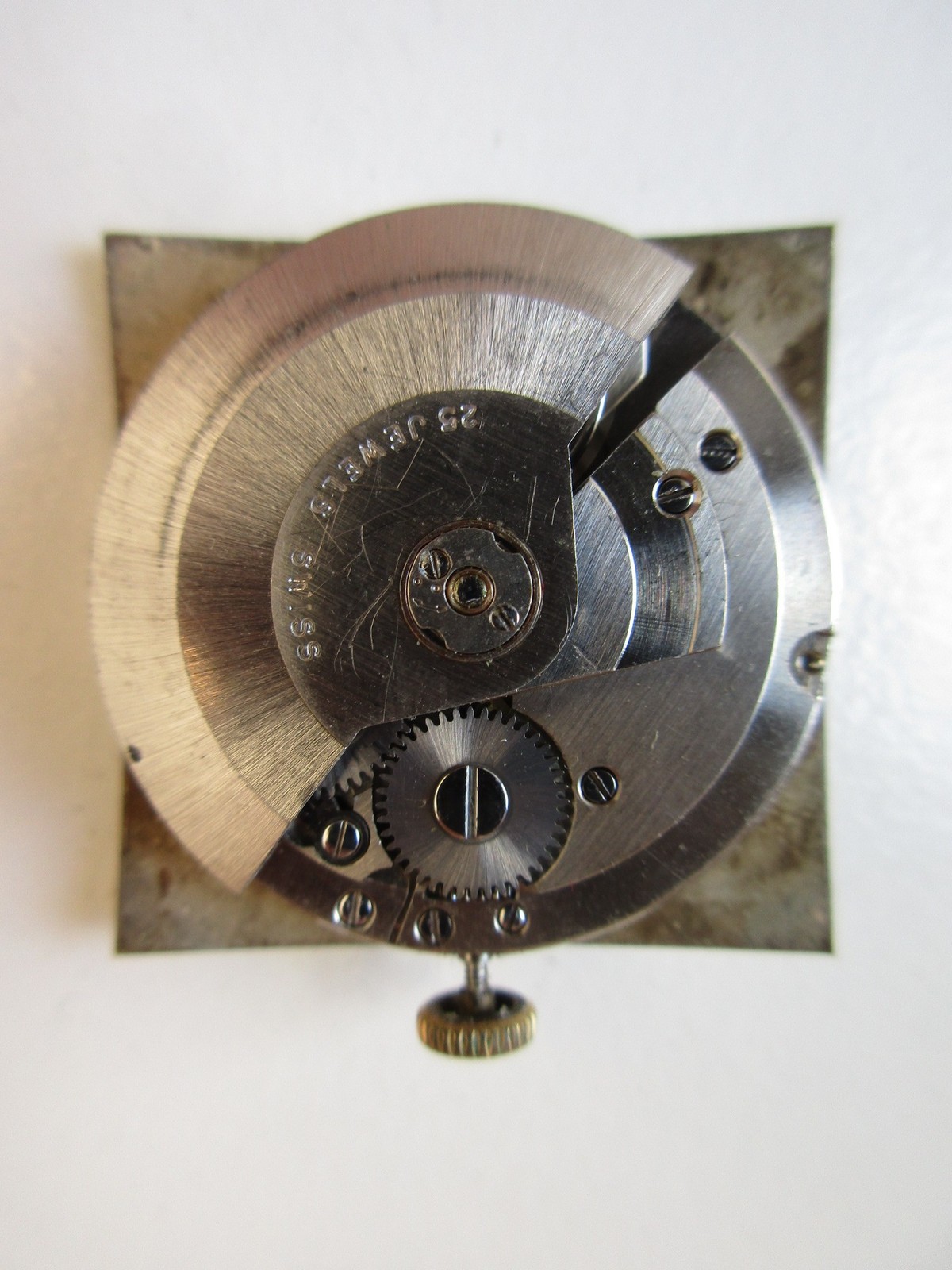 AS A. Schild cal. 1700/01 Swiss automatic watch movement & dial – running