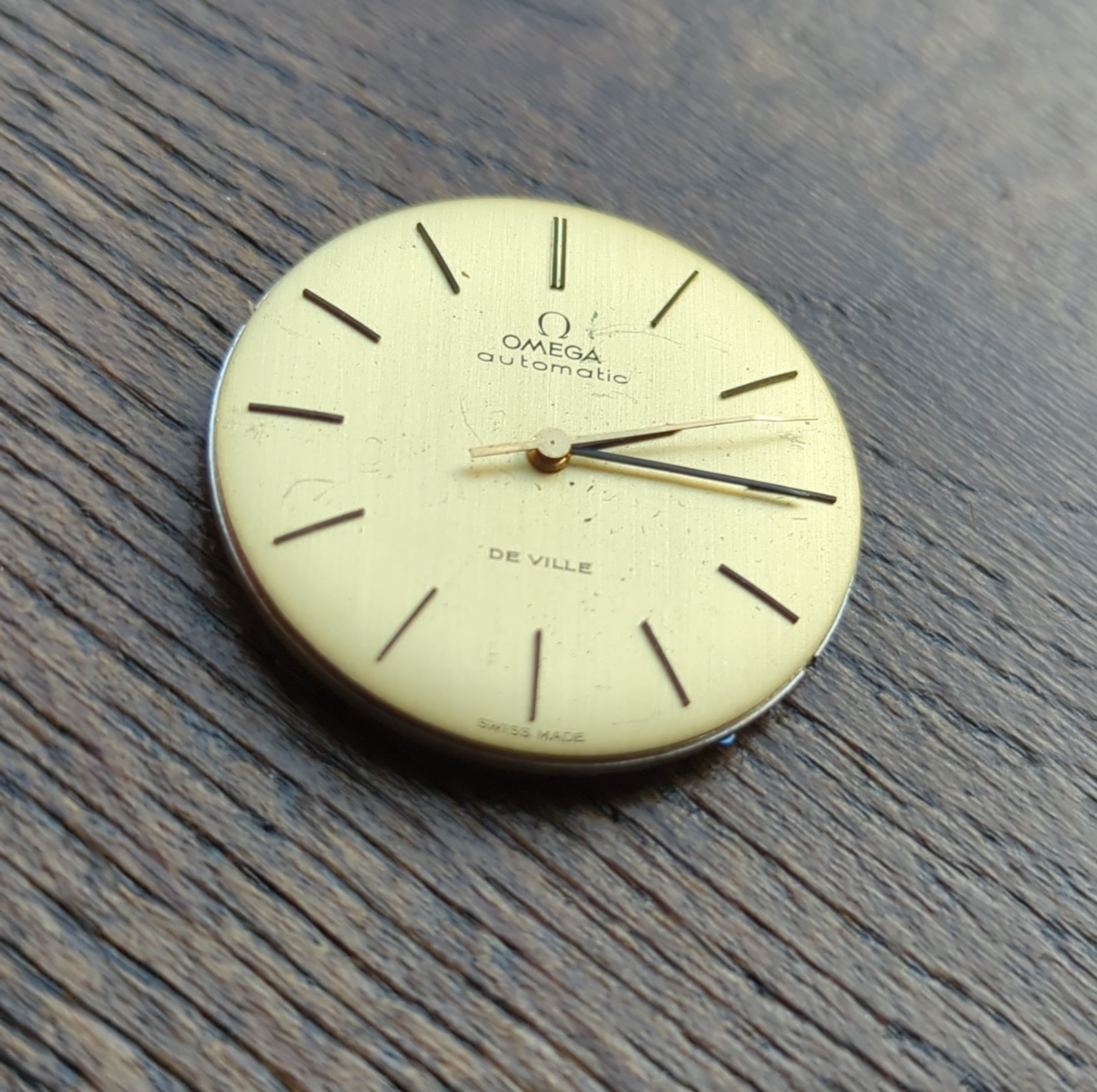 Omega 711 Automatic Watch Movement Working For Projects or Parts (BL22)