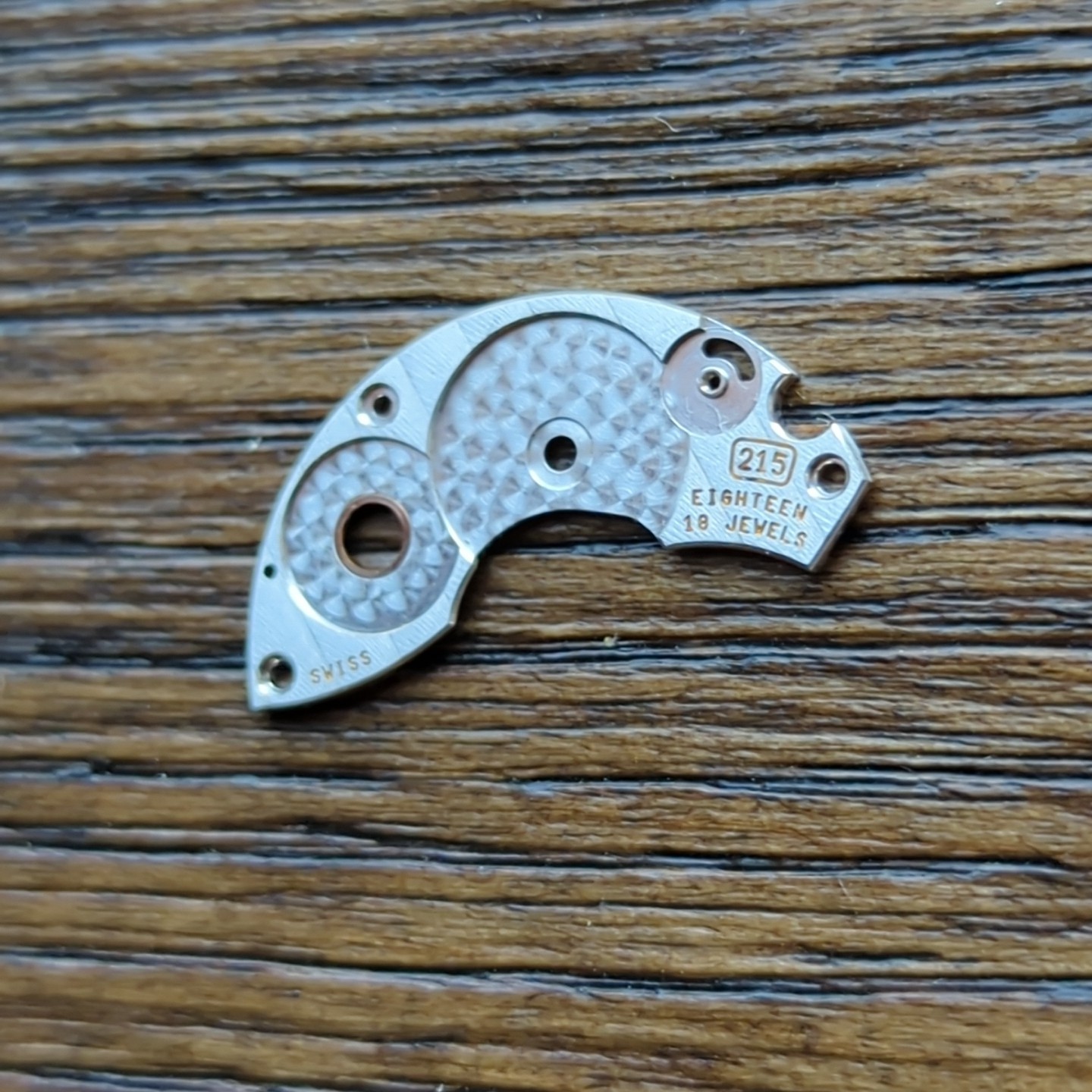 Patek Philippe Cal 215 Mainspring Bridge Watch Part For Calatrava (H95)