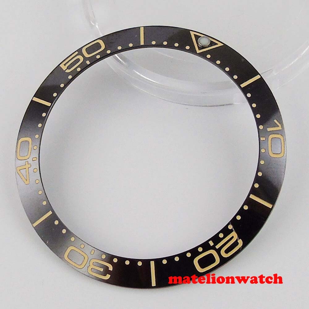 Fashion 38mm Ceramic Watch Bezel insert for Automatic Men’s watch face Parts