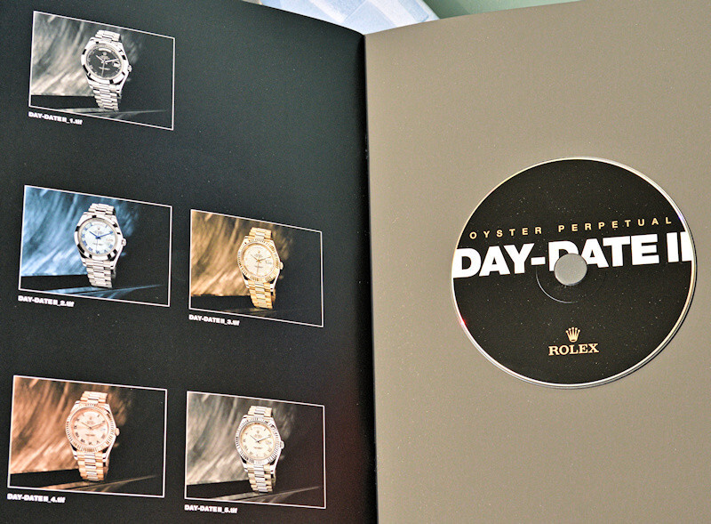 Rarissima documentazione ROLEX presentazione DAY-DATE II nuova d’epoca