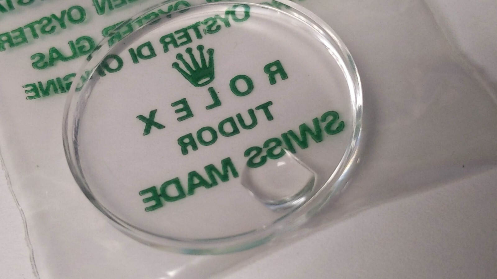 Genuine Rolex 25-103 Tudor Crystal Oyster date window approx 29.3mm sealed/new a