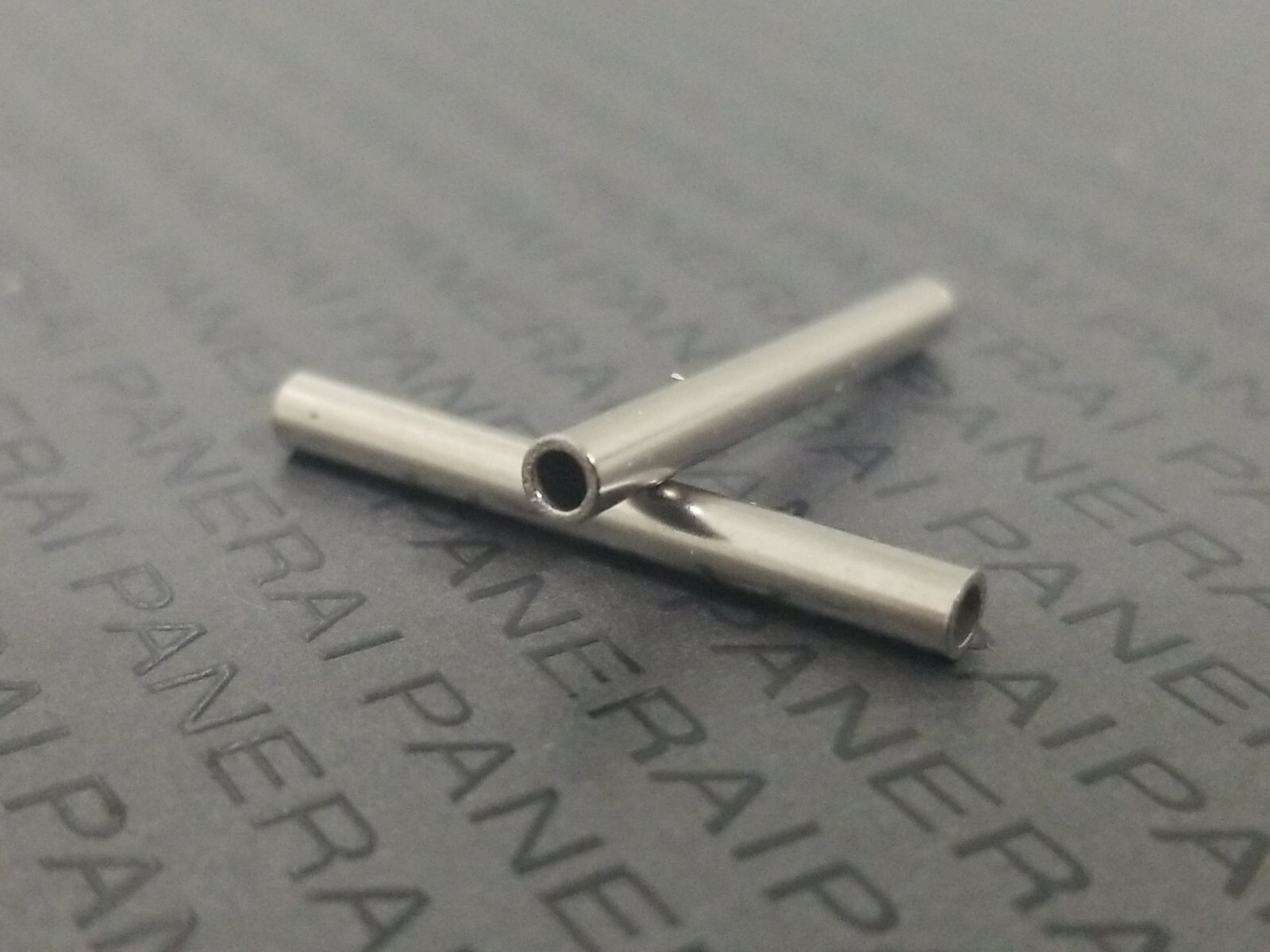 Panerai Watch Steel Bar Tubes 22MM OEM Swiss Made Set of 2 Genuine MX000MKL