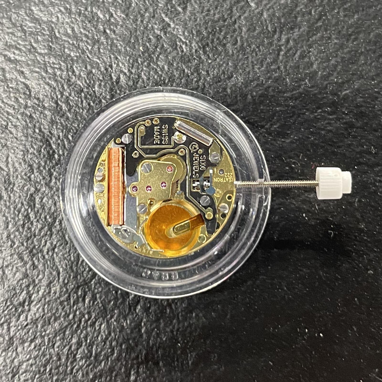Date at 3 2 Hands Quartz Movement Watches Repair Parts Replaces for ISA 222 C