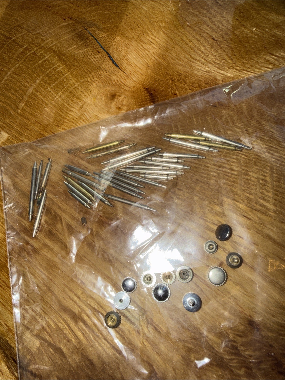 Vintage Lot Assortment Of Watch Dials And Watch Band Pins