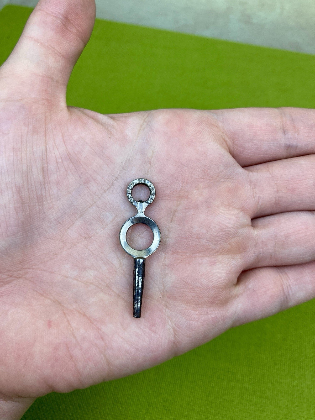 Antique Sept. 18, 1874 Pocket Watch Rotating Winding Key Size 11 Original