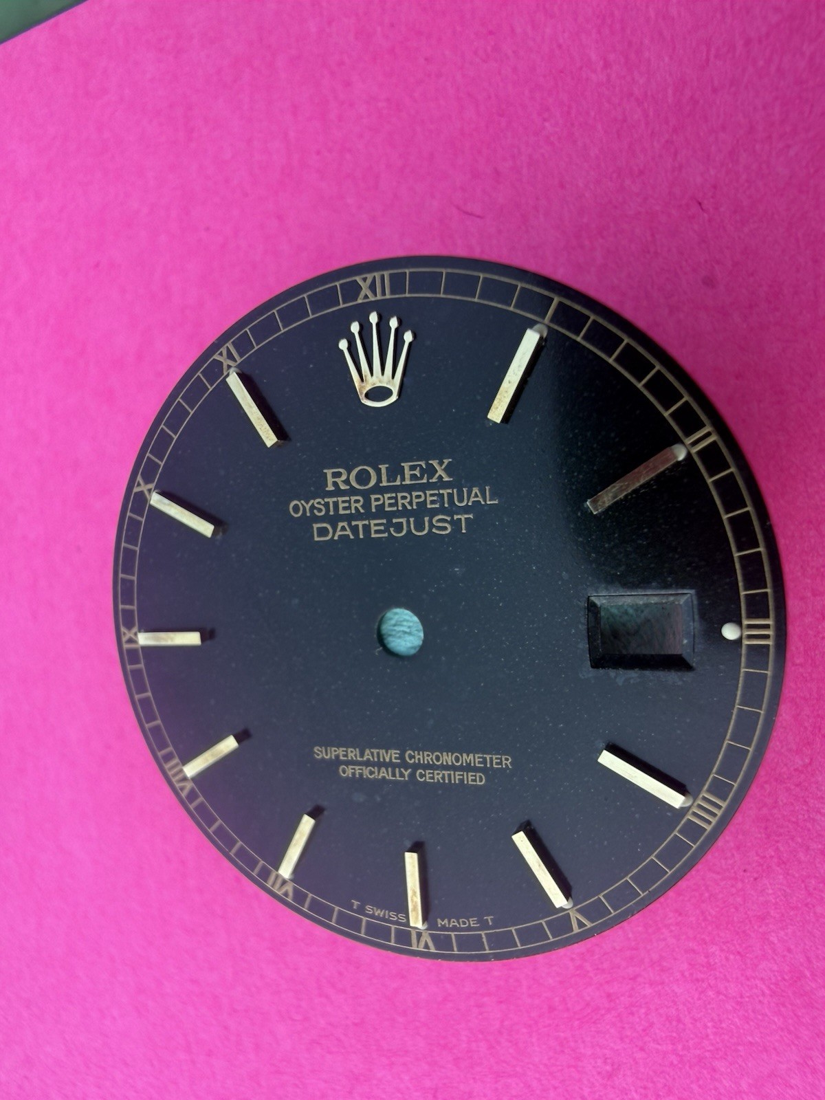 Rolex Original 36mm Datejust Black dial TwoTone 16013, 16233, gold markers