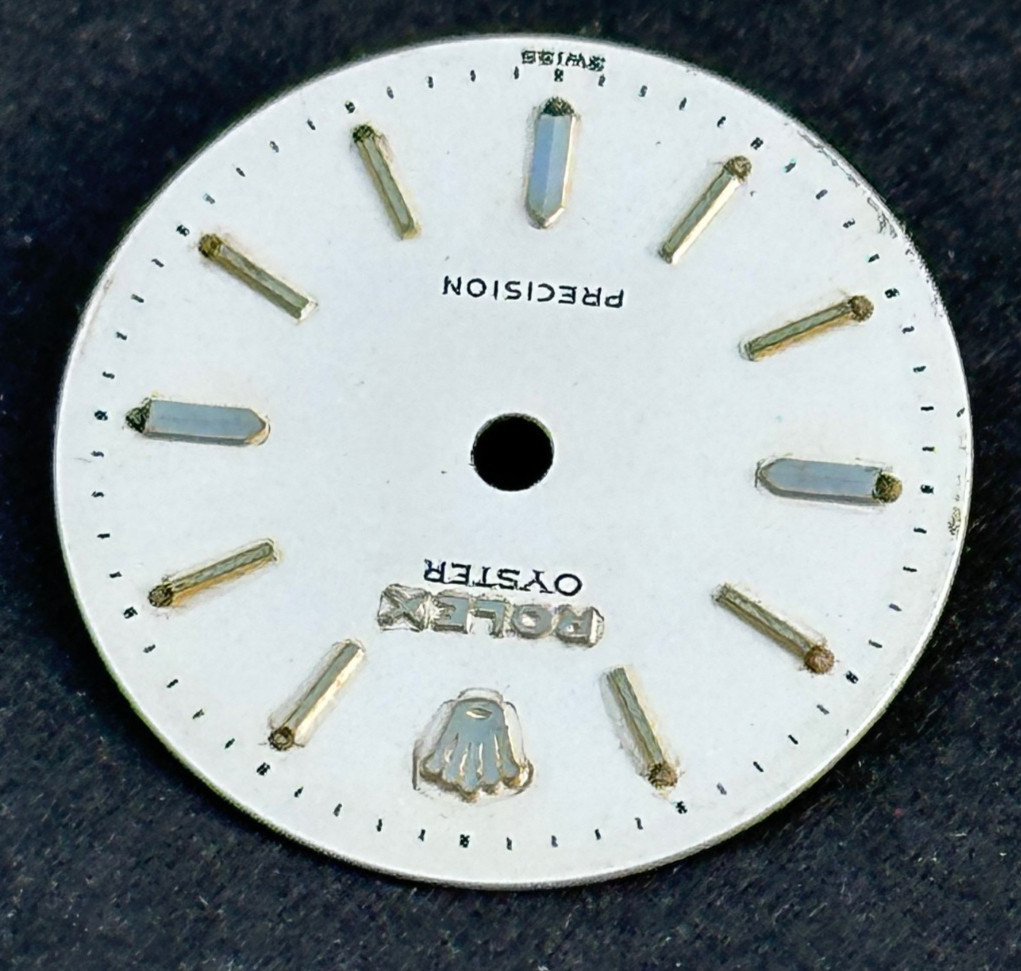 Vintage Rolex Oyster Precision Ladies Watch Dial For 6410 No Date
