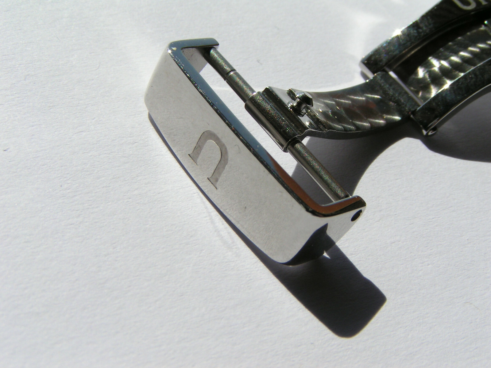 UNION GLASHÜTTE SA D640 000065 Steel 20mm Deployment Deployant Clasp Buckle I504