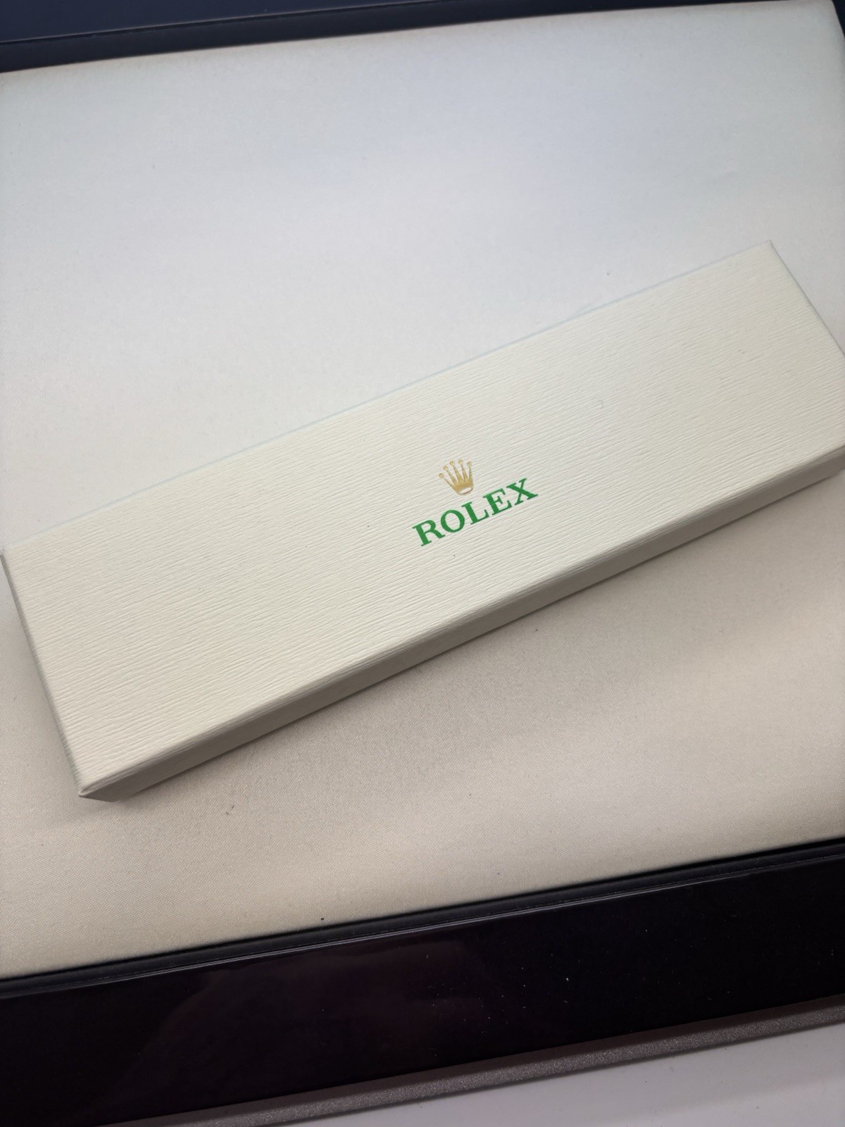 Rolex Classic Green Ballpoint Pen In Presentation Gift Genuine