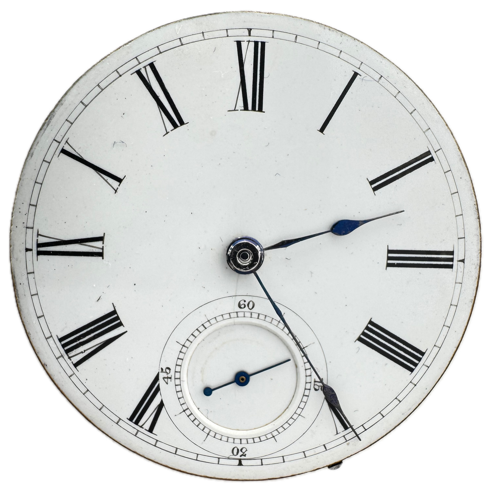 Antique 18s 1882 Illinois Roman Gilt Finish Key Wind Pocket Watch Movement 2 USA
