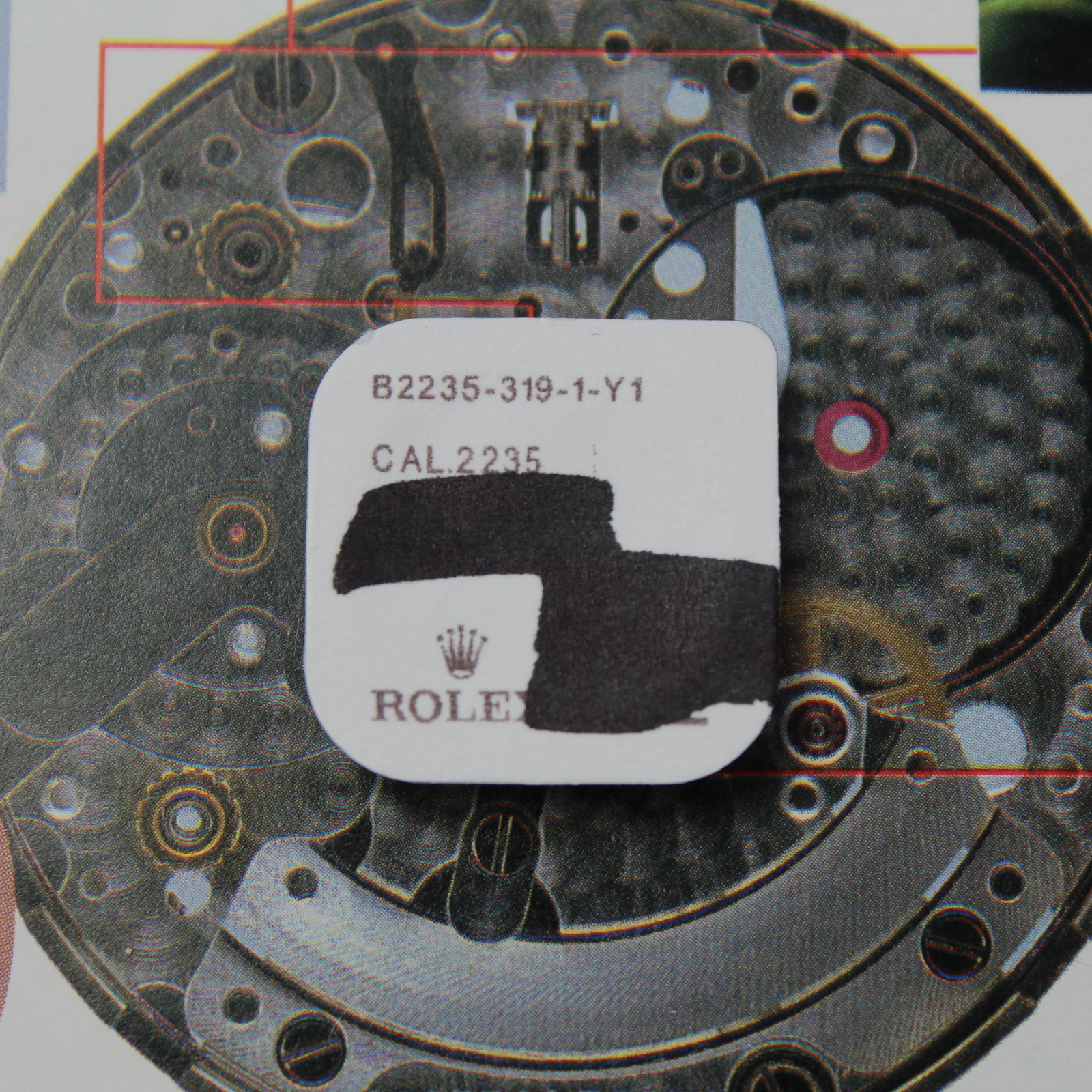 NEW Rolex 2235-319 (335) Original Blister Minute Sprocket