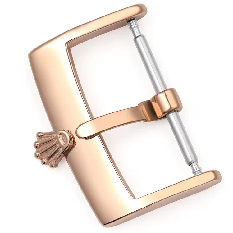 Crown Rolex watch buckle 20mm Rose Gold plated BKLRG20