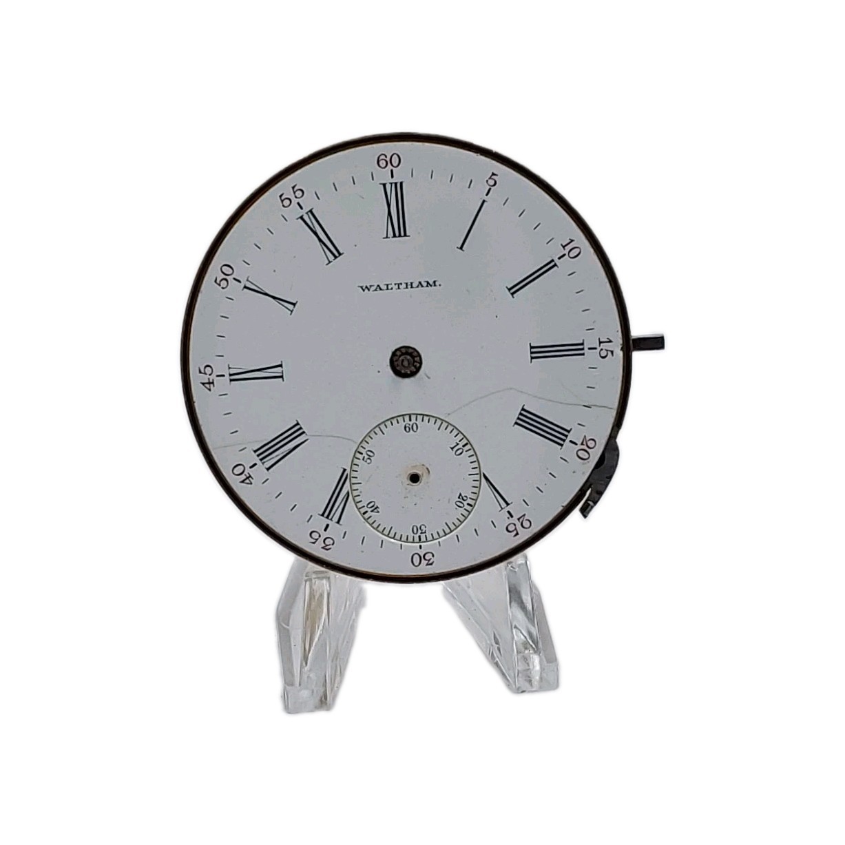 Waltham Royal 16s Movement Sunk Enamel Dial Watch Parts 2061