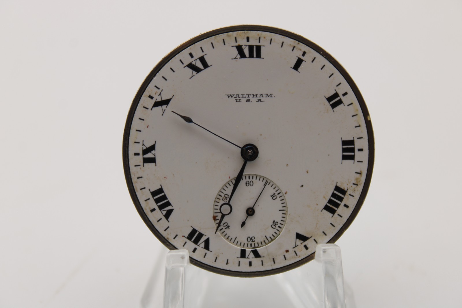 1917 WALTHAM POCKET WATCH MOVEMENT 21384176 GRADE 225 12s 17j (PT)