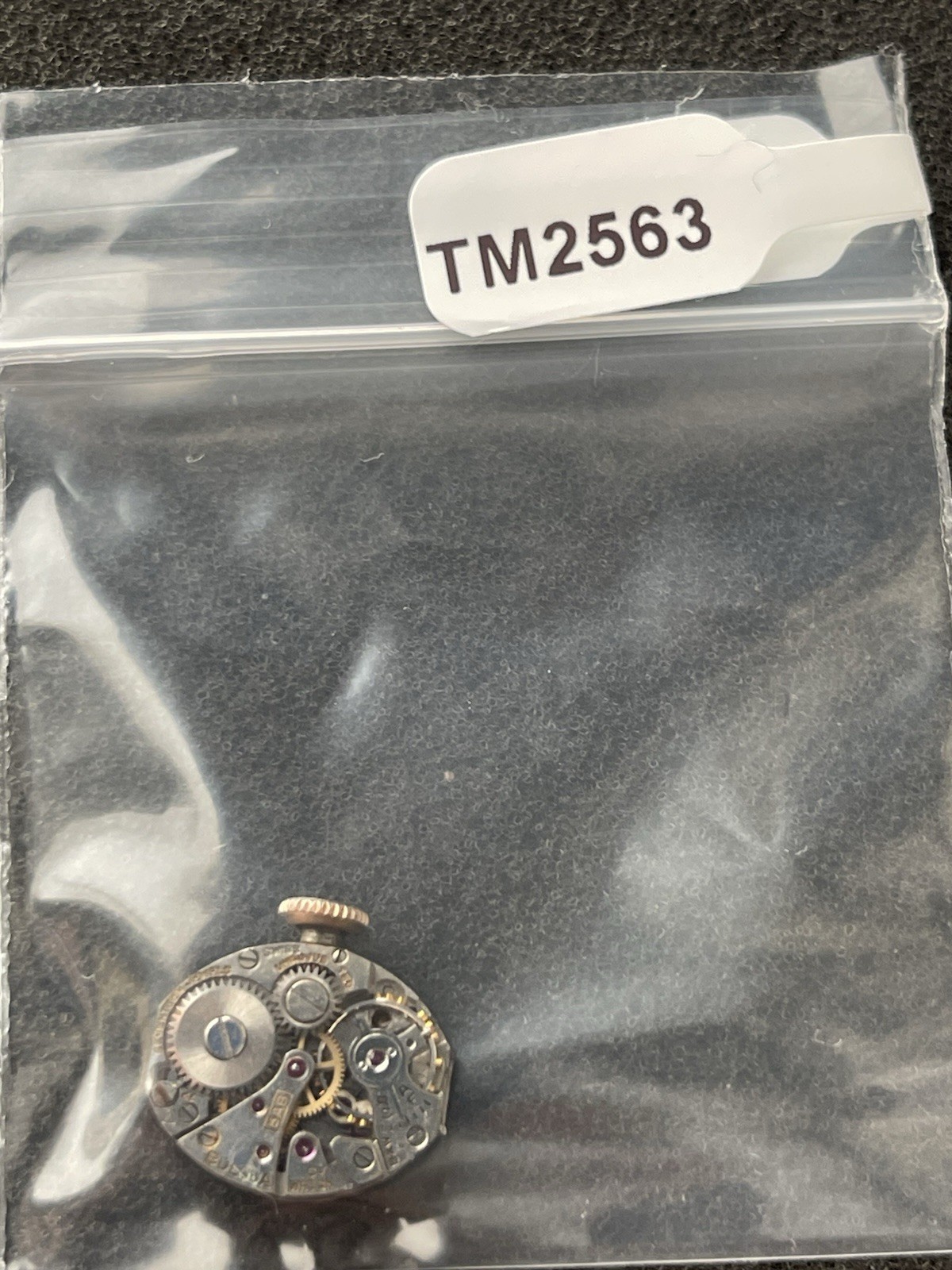 Bulova 5AB Watch Movement – 17 Jewels – For Parts or Repair – TM2563