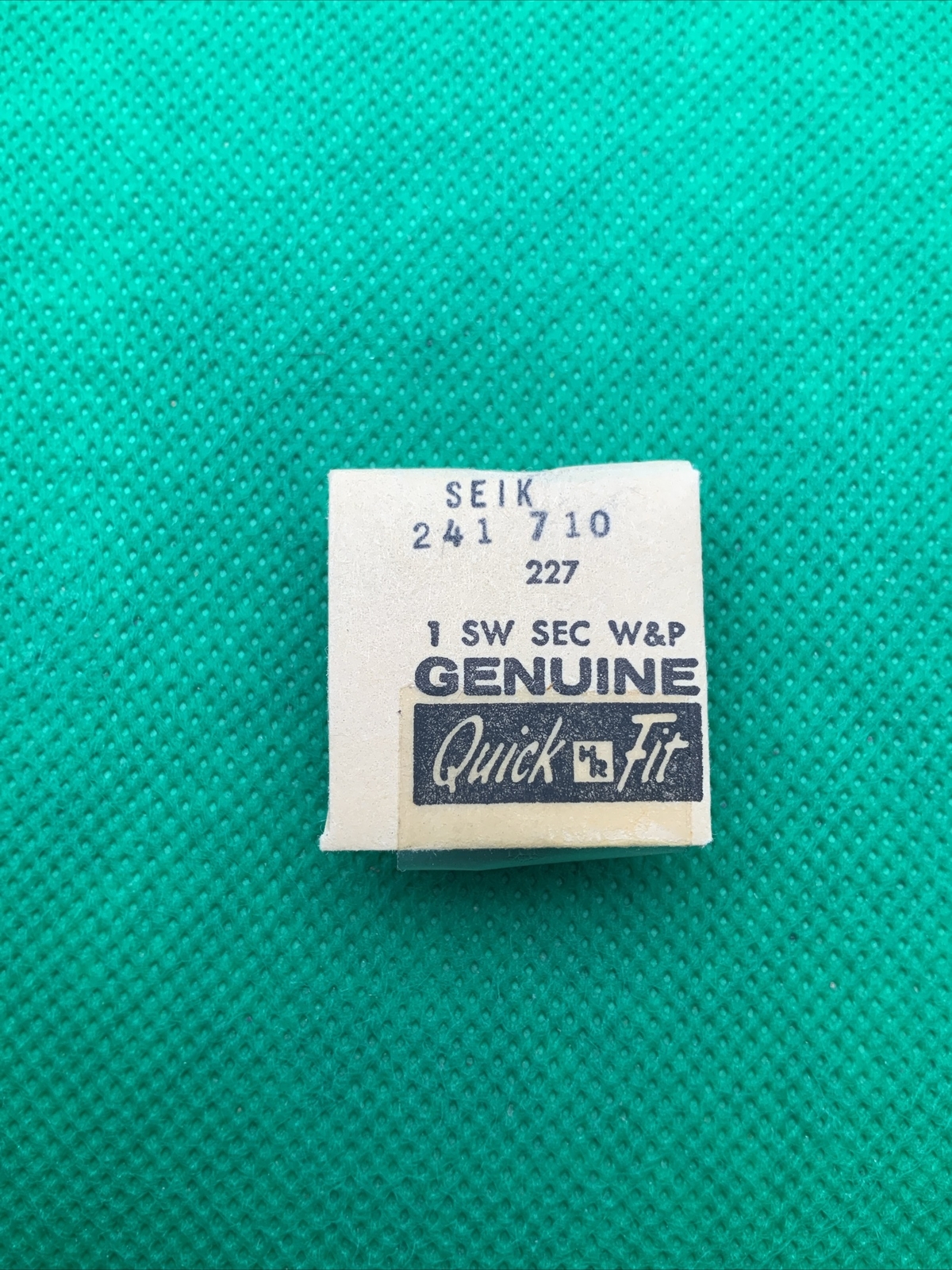 Quickfit For Seiko 241 710 Fourth Wheel, 241710, Sealed, NOS