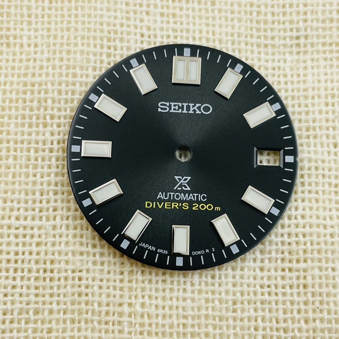 28.5mm Watch Dial Green Luminous for Seiko NH35 NH36 Movement Mod Part Dials