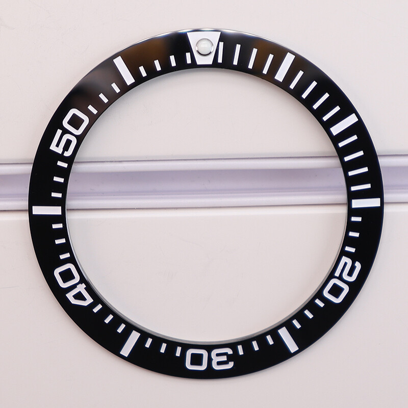 Outer diameter 41mm inner diameter 32.2mm modified Seiko warrior Ceramic bezel