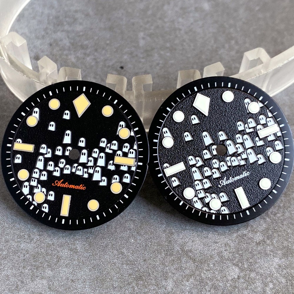 29mm Super Full Luminous Dial Hand For 50-FATHOMS Diver Watches Ghost NH35 PT