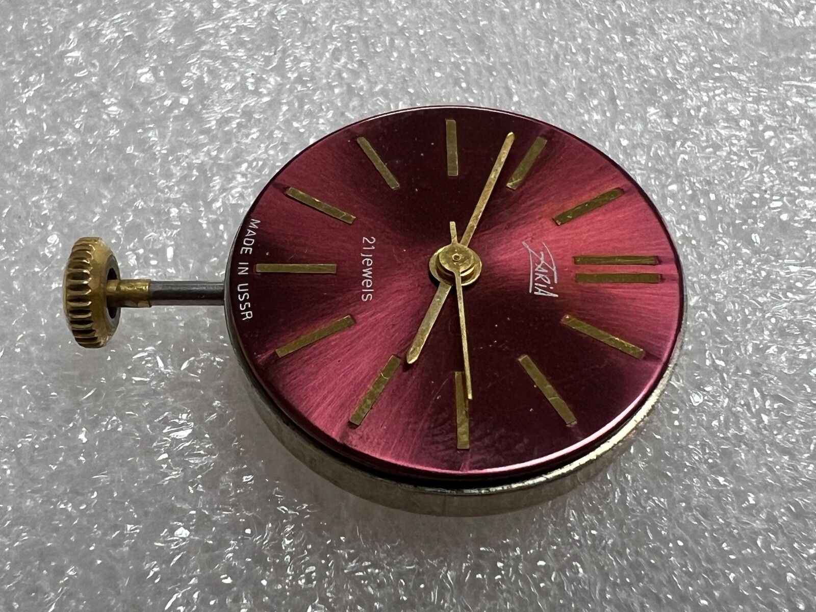 Watch movement USSR ZARJA Cal.2009b plus Dial. Working , for parts