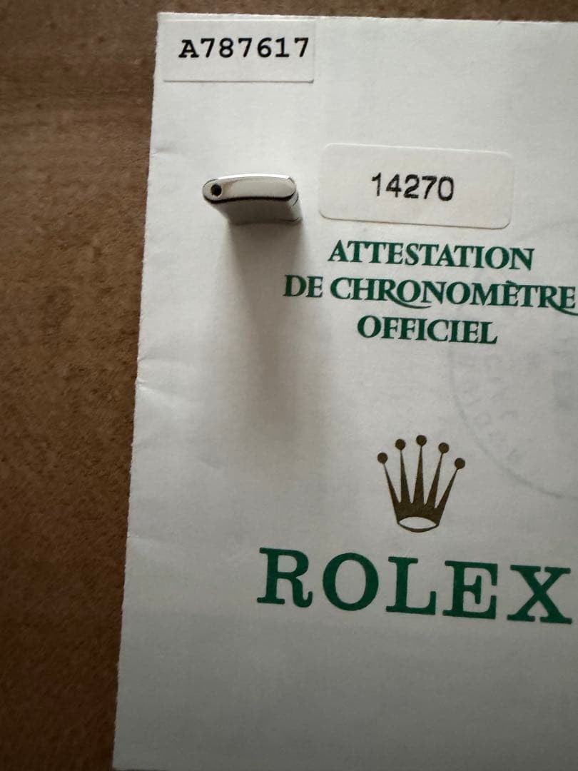 Genuine Rolex Explorer I 14270 Stainless Steel Spring Bar Set 20mm Lug Width