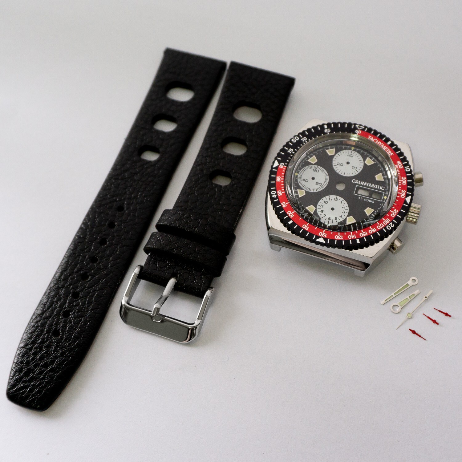 Caunymatic – Chrono – Watch Case – ETA Valjoux 7750 DIY Watch Kit Case Constr…