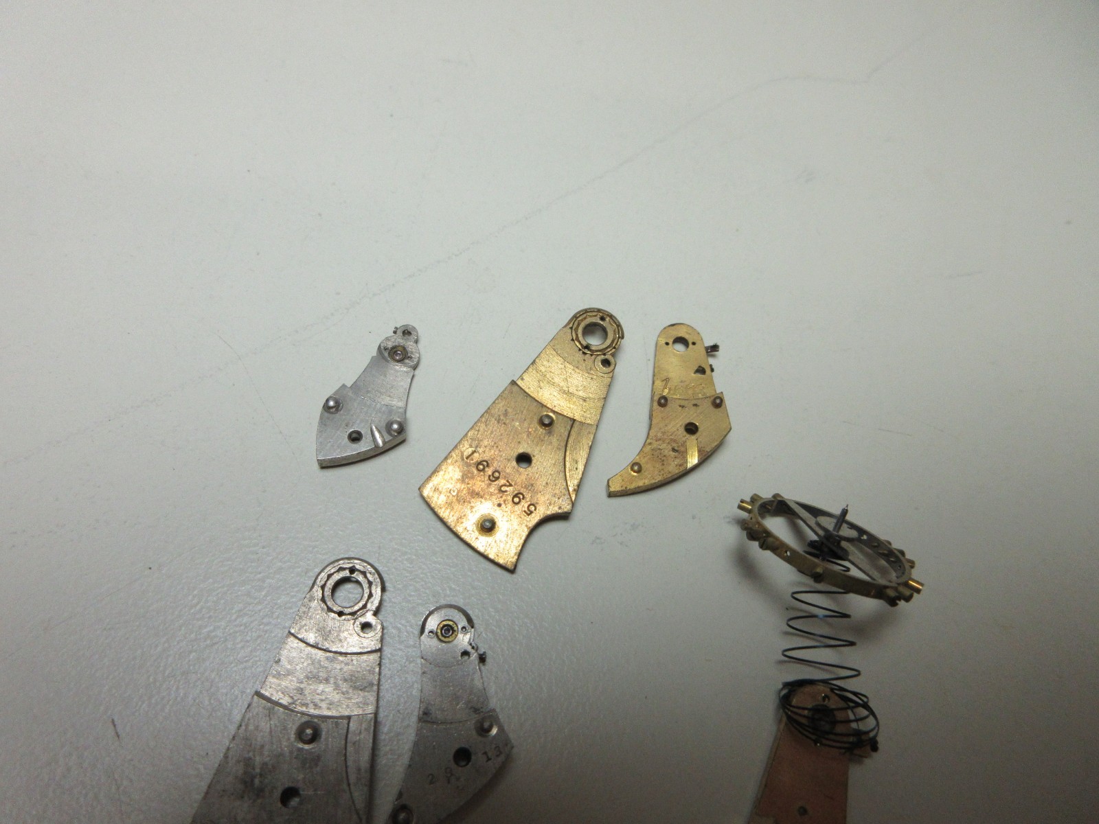 VTG LOT OF POCKET WATCH BALANCE COCKS WATCHMAKER REPLACEMENT PARTS STEAMPUNK #15
