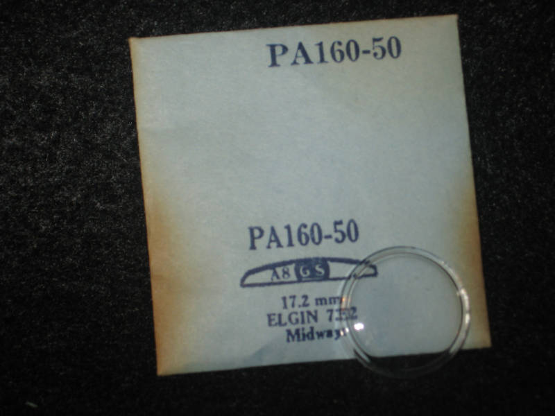 Watch Crystal – Various Sizes Round for Elgin Watches